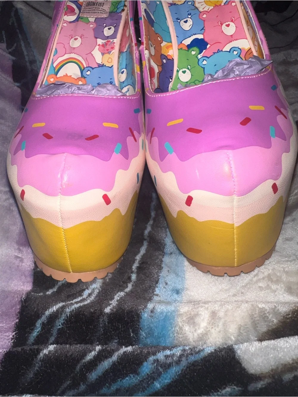 Iron Fist Care Bears Spring Fling Sprinkle Platform Mary Janes